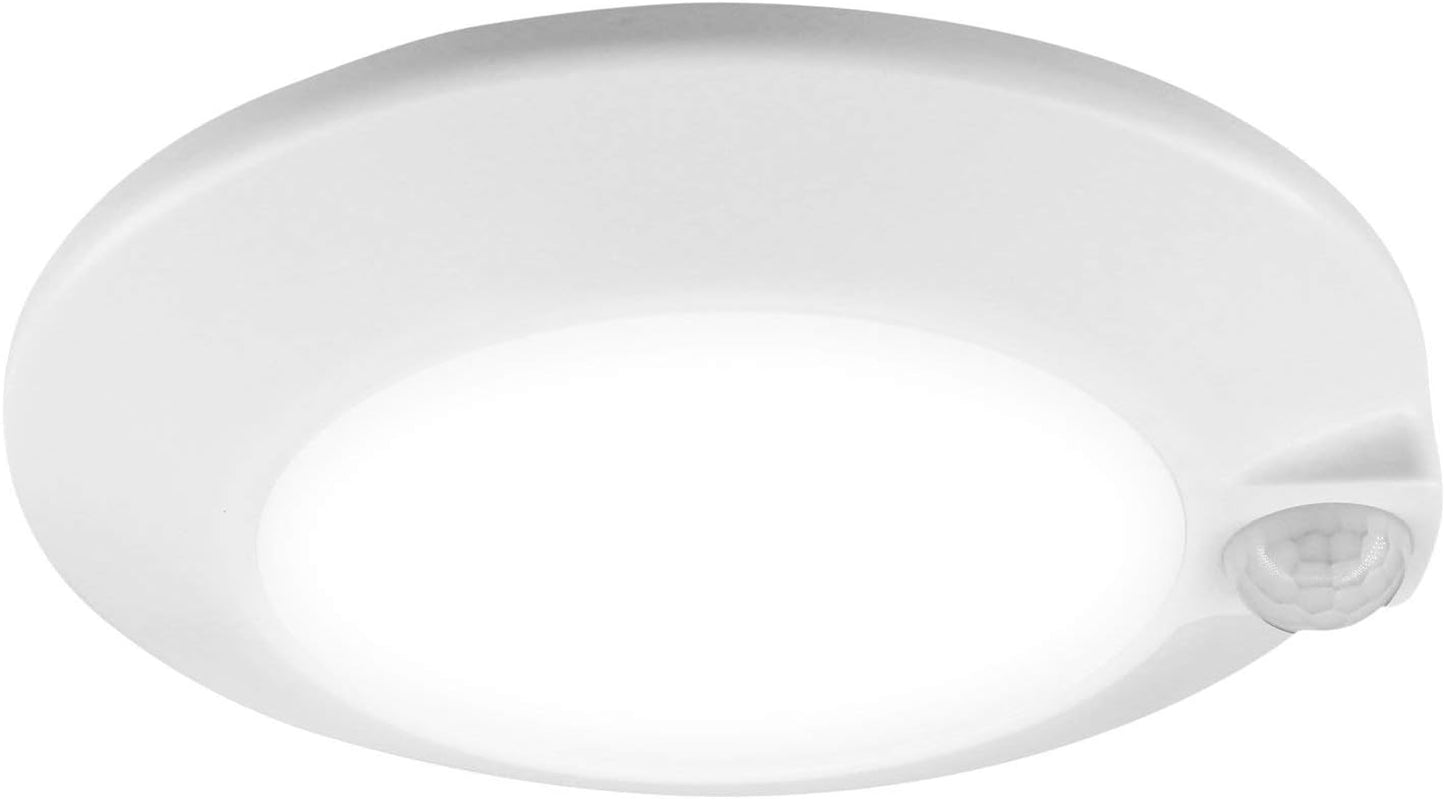 Closet Lights Motion Sensored, LED Closet Light Motion Activated, 5000K Daylight 6-7/8 Inch 10W Motion Sensor Ceiling Light, Closet Lights Wired, Pantry Light 90CRI, No Battery, Damp Rated ETL